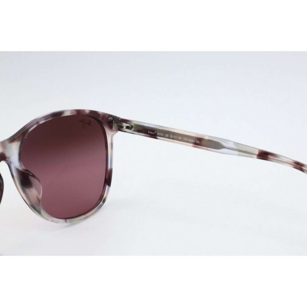 Maui Jim Isola MJ 821-28E Square Havana Sunglasses Polarized Maui Rose Lens (A) - Picture 6 of 8